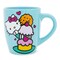 Sanrio Hello Kitty Stacked Sweets Ceramic Glitter Latte Mug | Holds 25 Ounces